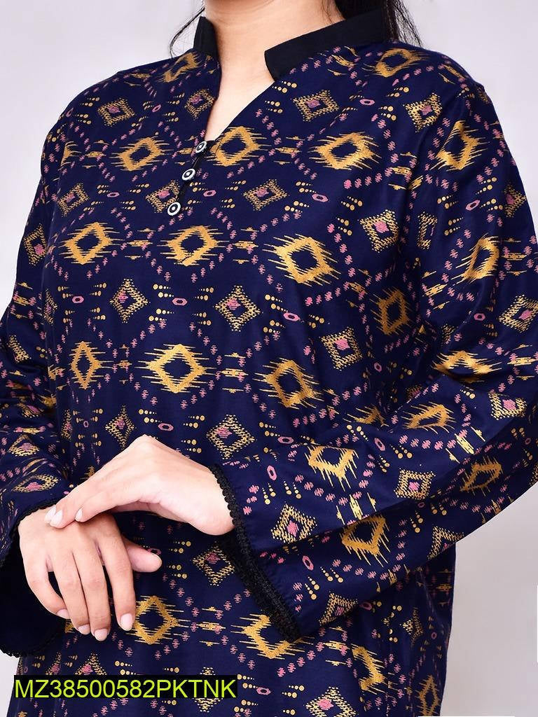 Two PCs women stitched linen suit
