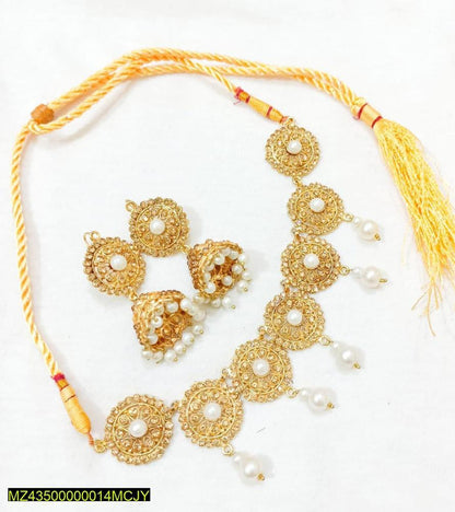Artificial stones fancy choker set