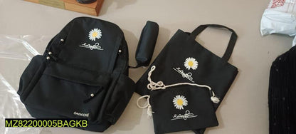 Flora printed casual backpack pack of 4 pcs
