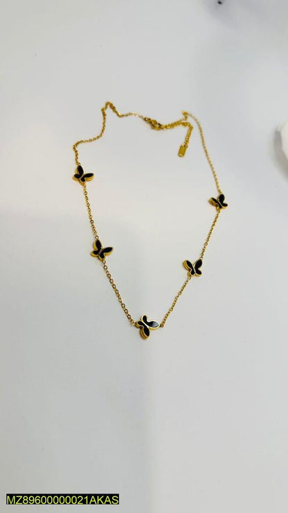 Stylish black butterflies pendant