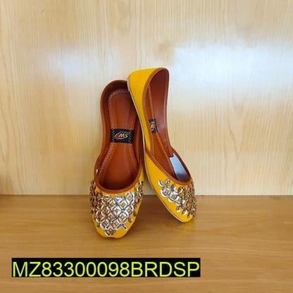 Women's velvet embroidered khussa buy now