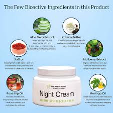 Night Cream Bright White Clear Skin - Radiant & Flawless Complexion