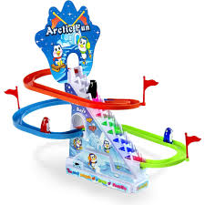 Exciting Penguin Race Track Set with Flashing Lights and Music | Perfect Kids' Toy