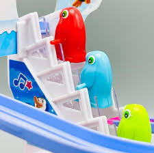 Exciting Penguin Race Track Set with Flashing Lights and Music | Perfect Kids' Toy