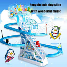 Exciting Penguin Race Track Set with Flashing Lights and Music | Perfect Kids' Toy