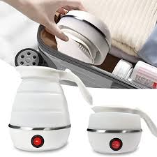 Fast Boiling Portable Travel Kettle | Quick Boil Silicone Collapsible Electric Kettle | T4Trendz