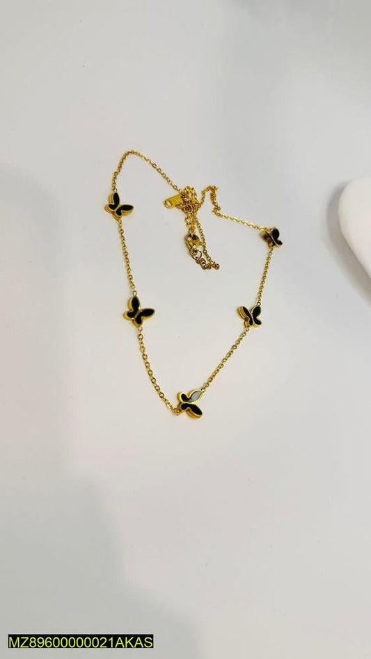 Stylish black butterflies pendant