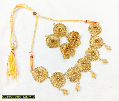 Artificial stones fancy choker set