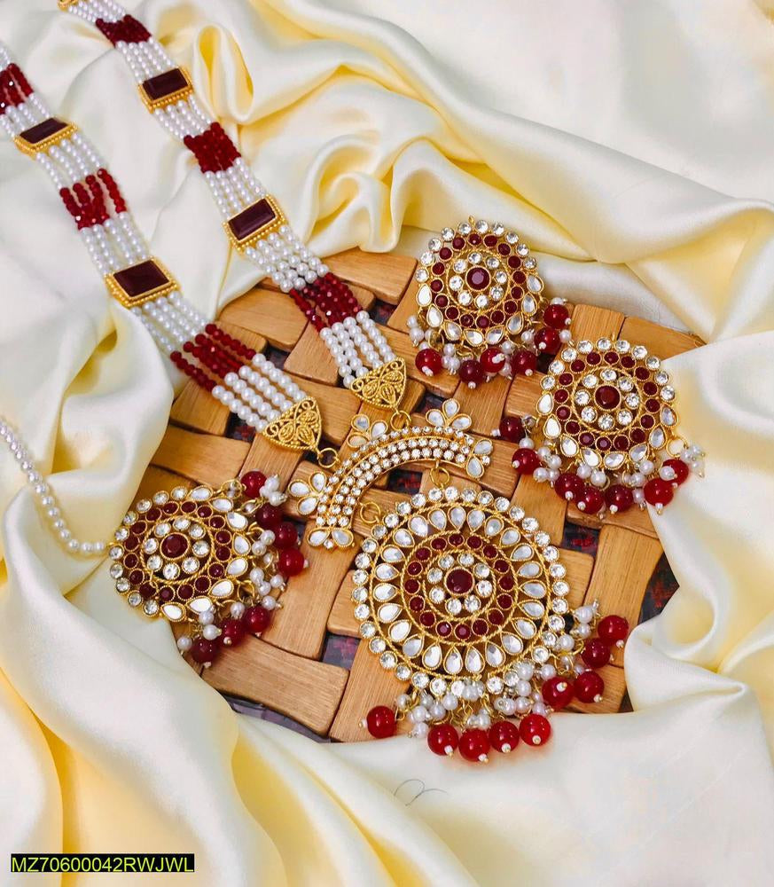 Multi stones Kundan mala set