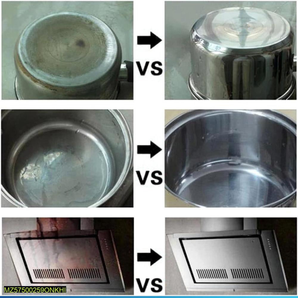 Stainless steel Cookware cleaning paste