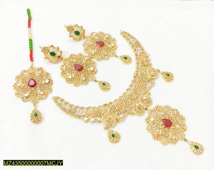 Artificial stones fancy bridal chocker set