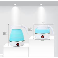 Fast Boiling Portable Travel Kettle | Quick Boil Silicone Collapsible Electric Kettle | T4Trendz