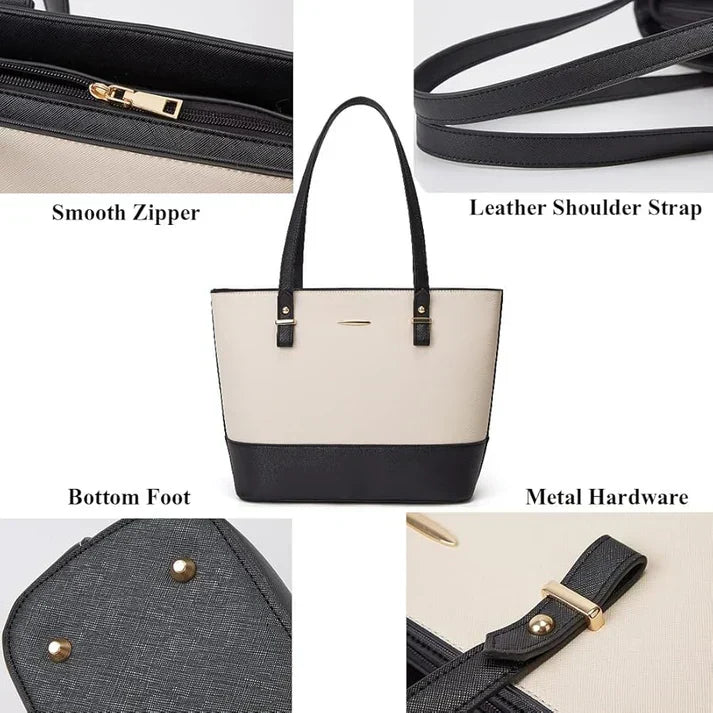 Shop Large Capacity Premium 3pcs Handbag Set
