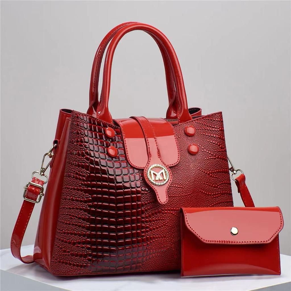 2 PCs patient women's handbags set