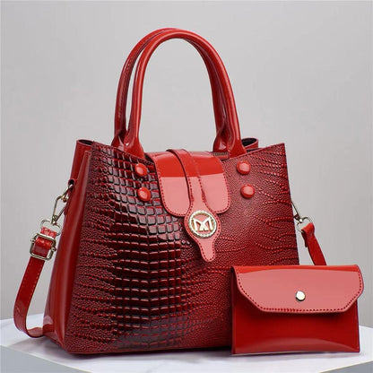 2 PCs patient women's handbags set