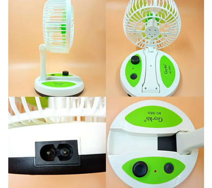 2 in 1 7″ Inch Leaf Table Fan