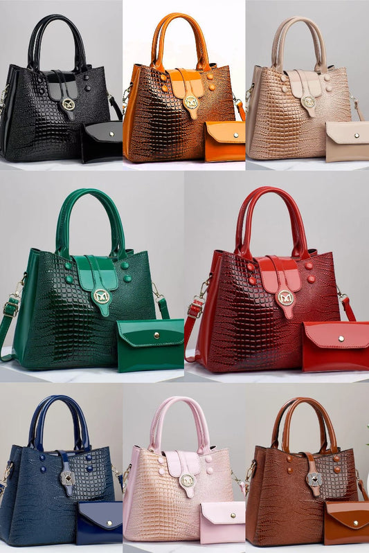 2 PCs patient women's handbags set