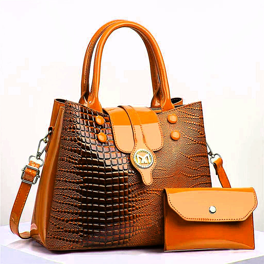2 PCs patient women's handbags set