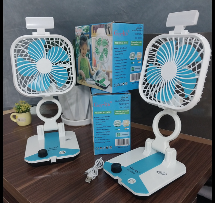 2 in 1 7″ Inch Leaf Table Fan