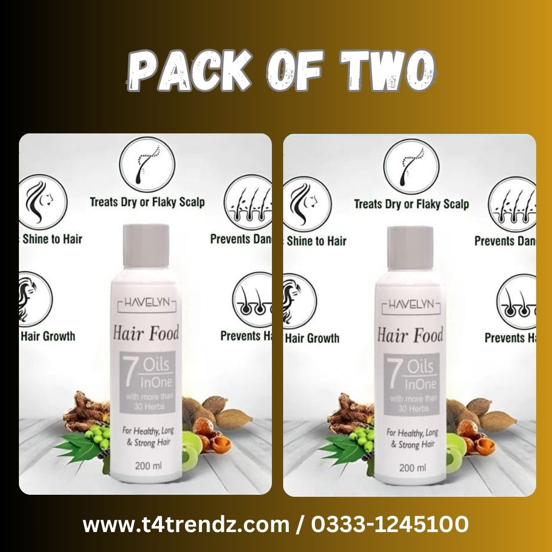 pack of two Hair food 7 in 1 oils - 200ml